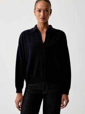 Seventy Venezia sweter damski wełniany granatowy