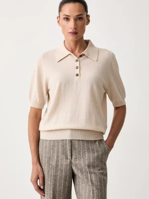 Seventy Venezia sweter damski z wełną beżowy