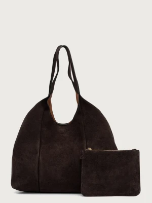 Seventy Venezia torebka shopper damska zamszowa brązowy