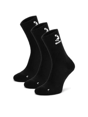 Shaq Skarpety długie AS_SHQ_H_001W_SS25 (3-PACK) Czarny