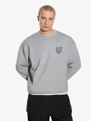 Shield bluza męska szara Klasyk