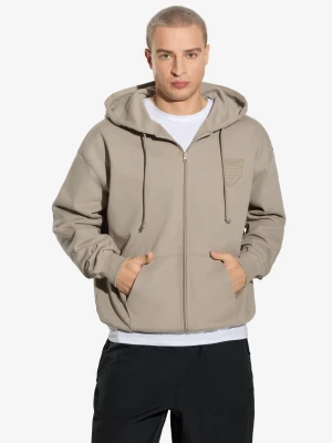 Shield bluza z kapturem beżowa Klasyk