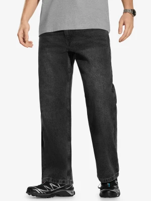 Shield jeansy baggy męskie szare Klasyk