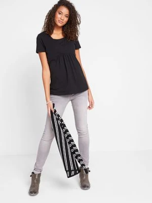 Shirt 2 w1 ciążowy i do karmienia (2 szt.) bonprix
