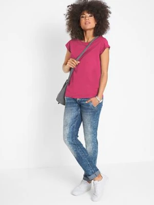 T-shirt z czystej bawełny bonprix