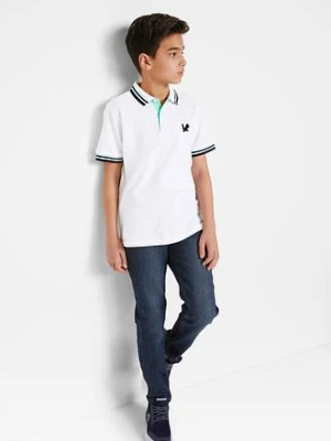 Shirt chłopięcy polo z bawełny organicznej pique bonprix
