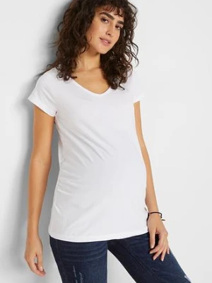 Zdjęcie produktu Shirt ciążowy basic (2 szt.), bawełna organiczna BonPrix czarny