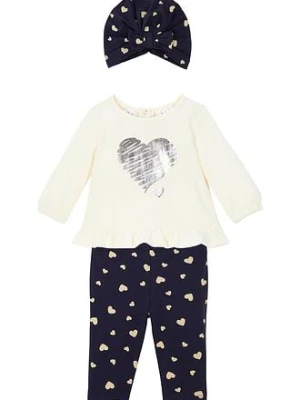 Shirt niemowlęcy + legginsy + czapka (3 części), bawełna organiczna bonprix