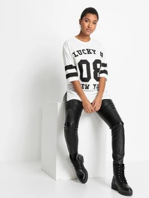 Shirt oversize z czystej bawełny organicznej bonprix