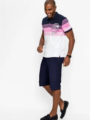 Shirt polo z dżerseju z czystej bawełny, z krótkim rękawem bonprix