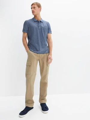 Koszulka polo z efektem sprania, krótki rękaw bonprix