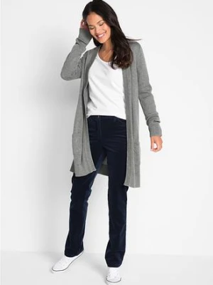 Shirt w dopasowanym fasonie z długim rękawem bonprix