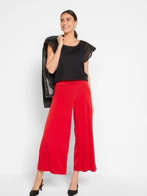 Shirt z ażurowym haftem bonprix