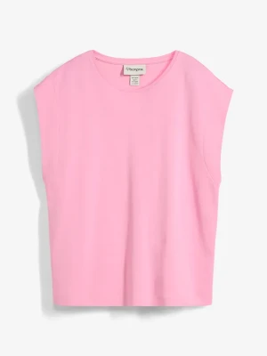 Shirt z czystej bawełny organicznej BonPrix różowy