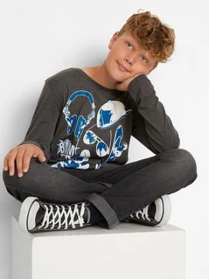 Shirt z długim rękawem (2 szt.), z bawełną organiczną bonprix