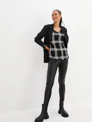 Shirt z długim rękawem i elastycznym dołem bonprix