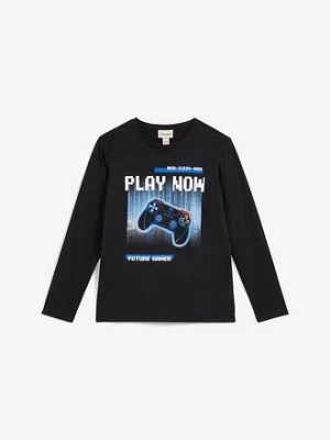 Shirt z długim rękawem, z czystej bawełny organicznej bonprix