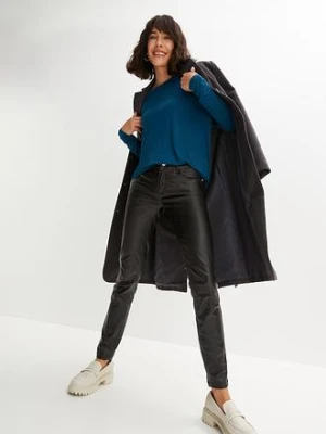 Shirt z długim rękawem, z miękkiego materiału z wiskozą bonprix