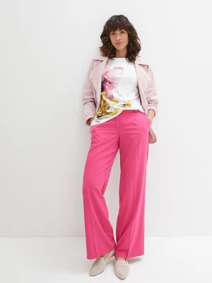 Shirt z krótkim rękawem, z wiskozy bonprix