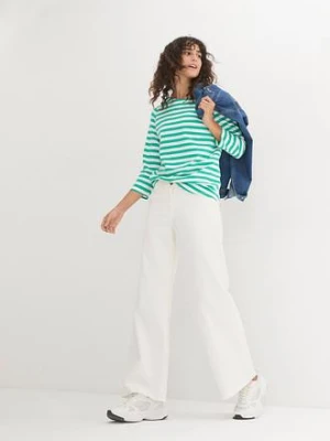 Bluzka z dekoltem w łódkę bonprix