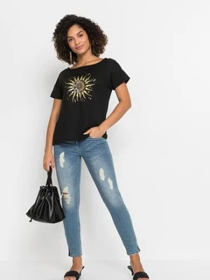 Shirt z wycięciem bonprix