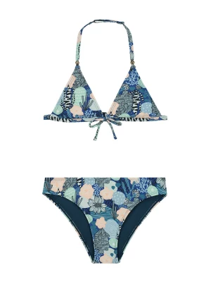 SHIWI Dwustronne bikini w kolorze niebiesko-morskim rozmiar: 134/140