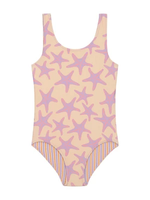 SHIWI Dwustronny strój kąpielowy w kolorze jasnoróżowo-fioletowym rozmiar: 134/140