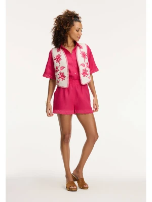 SHIWI Kamizelka "Donna" w kolorze biało-różowym rozmiar: M