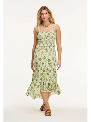 SHIWI Spódnica "Gia" w kolorze zielono-białym rozmiar: L