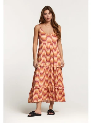 SHIWI Sukienka w kolorze pomarańczowo-jagodowym rozmiar: M