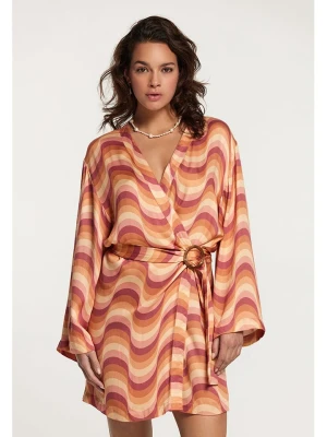 SHIWI Sukienka w kolorze pomarańczowo-jagodowym rozmiar: S