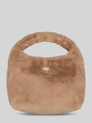 Shopper w sztucznym futrze Barts Jasnobrązowy