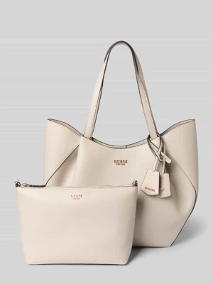 Shopper z wyjmowaną kieszenią wewnętrzną Model 'AMORETTE 2 IN 1' Guess