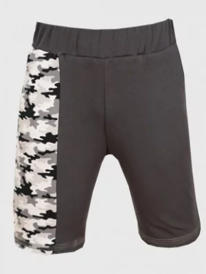 Short Pants Pockets Camouflage Grey iELM