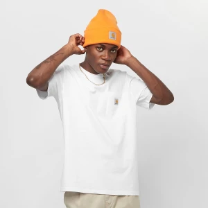 Carhartt WIP Short Sleeve Pocket T-Shirt mężczyźni T-Shirty i Polo biały rozmiar Odzież