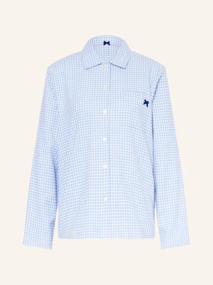 Short Stories Koszulka Od Piżamy Z Flaneli blau