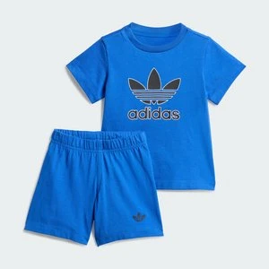 Short Tee Set Big Logo Execution Kids Adidas