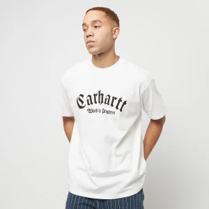 Carhartt WIP Shortsleeve Onyx T-Shirt mężczyźni T-Shirty i Polo biały rozmiar Odzież
