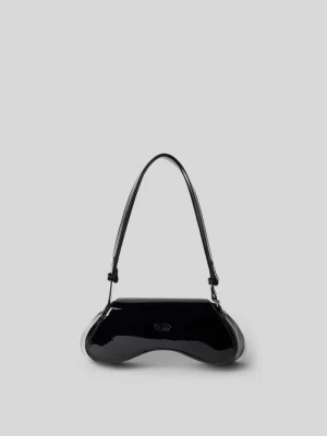 Shoulder Bag z klapką Diesel Czarny