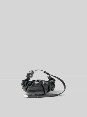 Shoulder Bag z marszczeniami Diesel Czarny