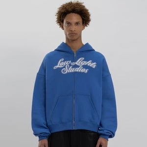 Shutter Zip Hoodie, markiLow Lights Studios, Bluzy, w kolorze niebieski, rozmiar: