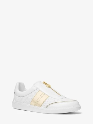 Siatkowe sneakersy Jovie zapinane na zamek z przodu Michael Kors
