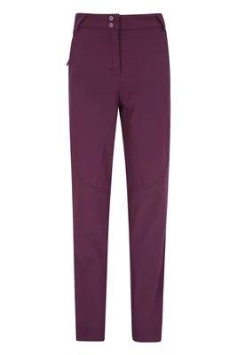 Sierra - damskie spodnie narciarskie - Burgundy Mountain Warehouse