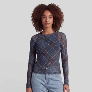 Signature Check Mesh Longsleeve Karl Kani