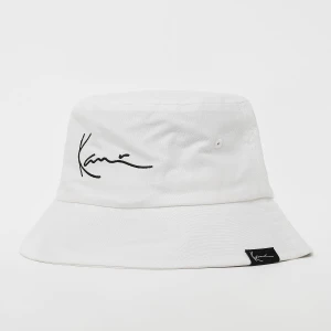Karl Kani Signature Essential Bucket Hat uniseks Czapki z daszkiem i beanie biały rozmiar Akcesoria