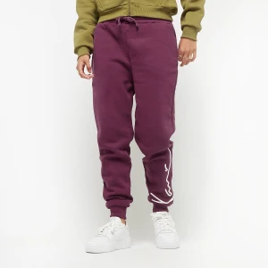 Signature Essential Sweatpants, markiKarl Kani, Spodnie dresowe, w kolorze fioletowy, rozmiar: