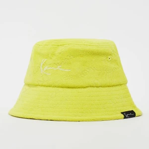 Signature Frottee Bucket Hat, markiKarl Kani, Czapki z daszkiem i beanie, w kolorze żółty, rozmiar: