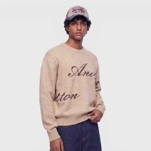 Signature Knit Sweater Another Cotton Lab beż