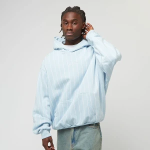 Signature Logo Pinstripe Oversized Hoodie Karl Kani niebieski