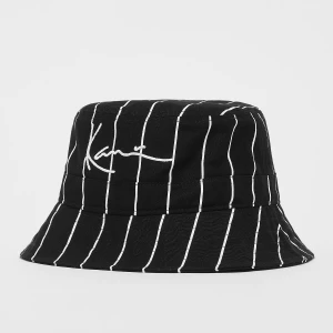 Karl Kani Signature Pinstripe Bucket Hat uniseks Czapki z daszkiem i beanie czarny rozmiar Akcesoria